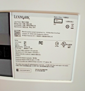 Lexmark MS810de Workgroup Laser Printer, Monochrome, w/ 2nd Paper Drawer