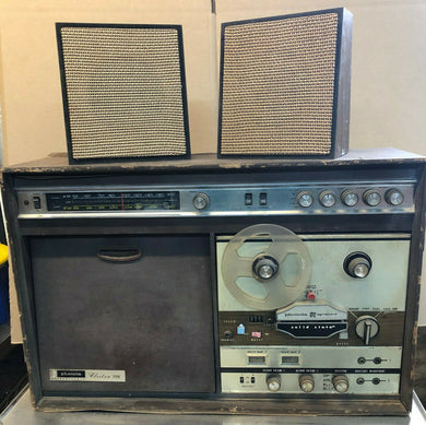 Vintage Phonola Model 9003A Stereophonic Electra TPR w/ Solid State Magnecord and Speakers