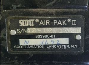 Scott Air-Pak II 803986-01 Presur-Pak II - Used