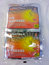 Load image into Gallery viewer, HEAT PAX Toe Warmers 1 Case, 48 Packs, 5 Pairs per Pack, Total 240 Pairs Expired