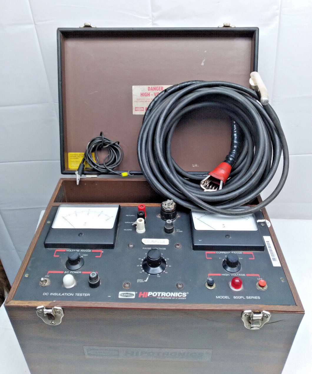 Hipotronics Insulation Tester Model 880PL-A Series, DC Insulation Hipot- USED