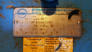 Stober K513VF0240D112M4 Gear with Motor B21R112M4
