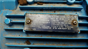 Stober K403AG1070D80K4 with Siemens 1LA7080-4AS99-ZS00 Motor