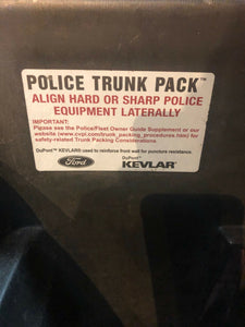 Ford DuPont Kevlar Police Trunk Pack - Kevlar Reinforced Front - Good Condition