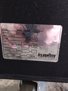 KLEENRITE 50100 M.A.C. Multi Surface Area Cleaner - Used