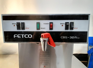 Fetco CBS-32Aap Dual Commercial Coffee Brewer, Stainless Steel