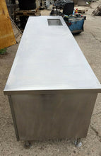 Load image into Gallery viewer, DELFIELD CUSTOM STAINLESS STEEL PREP TABLE/ SINGLE WELL WARMER