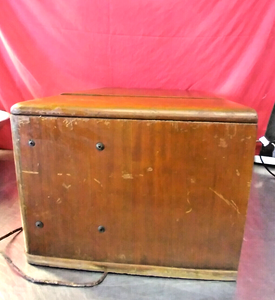 Antique Philco Tube Radio and Record Player, Wooden Case, Model 46-1203