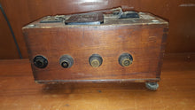 Load image into Gallery viewer, Antique Evershed Megger Insulation Tester c.1907, Wood Box w/ Crank