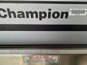 Champion H44 Series High Temp Rack Conveyor Dishwasher W/External Electric Heater