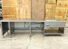 Load image into Gallery viewer, DELFIELD CUSTOM STAINLESS STEEL PREP TABLE/ SINGLE WELL WARMER