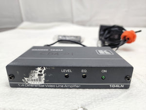 Kramer 104LN 1x4 Composite Video Differential Line Amplifier