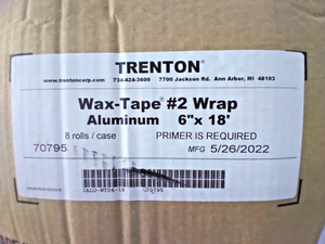 1 Case ~ Wax-Tape #2 Self-Firming Anti-Corrosion Wrap, Above & Below Ground Use