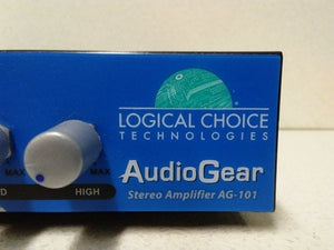 LOGICAL CHOICE AG-101 Stereo Classroom Amplifier (Gray Knob) LOT of 10