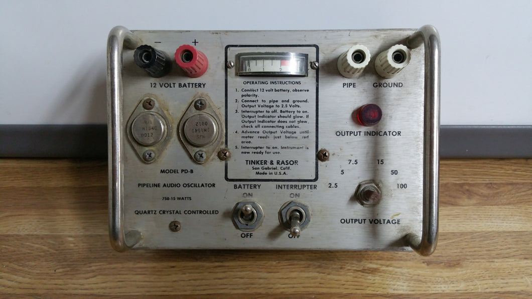 TINKER AND RASOR Pipeline Audio Oscillator PD-B