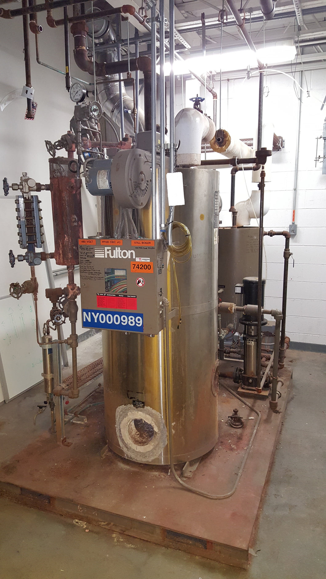 FULTON Fuel Fired Steam Boiler - Model ICS15