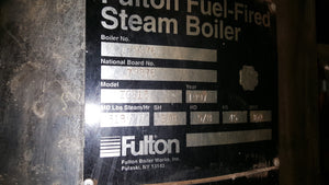 FULTON Fuel Fired Steam Boiler - Model ICS15