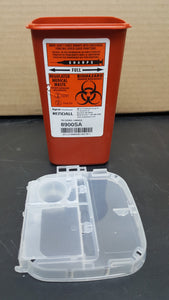 KENDALL & BD Sharps Container Biohazard Needle Disposal 1qt & 2gl -  NEW OPENED BOX