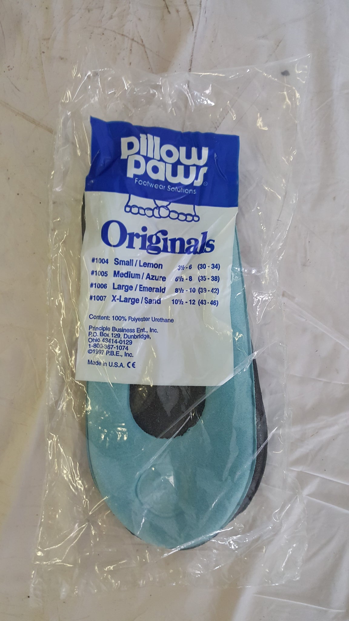Pillow Paws Foam Slippers - XL (10 1/2-12), Sand, Camden Bag & Paper., LLC