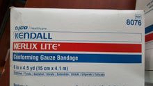 Load image into Gallery viewer, Kendall Kerlix Lite Conforming Gauze Bandage #8076 - 6&quot; X 4.5 YD- Box of 12