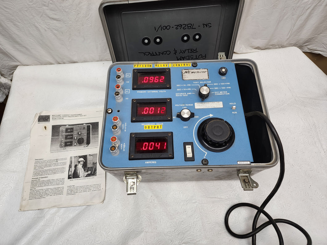 AVO MULTI-AMP CT TESTER CTER-88