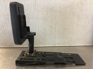 LUND INDUSTRIES Adjustable Flip Up Arm Rest w/ Husco Cushion & Base Plate -Used