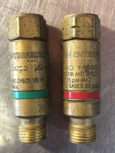 (10) Acetylene Torch Parts - Harris, Smith, Western Enterprises -  Used