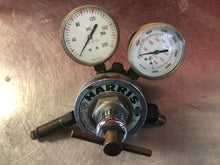 Load image into Gallery viewer, HARRIS 92-100 Dual Pressure Gauge Regulator - Used - Good Condition