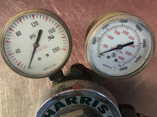 Load image into Gallery viewer, HARRIS 92-100 Dual Pressure Gauge Regulator - Used - Good Condition