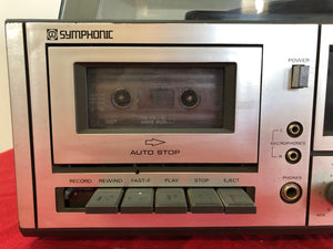 SYMPHONIC Record / Cassette / 8 Track Player - RPEC7002-2 - Parts or Repair Unit