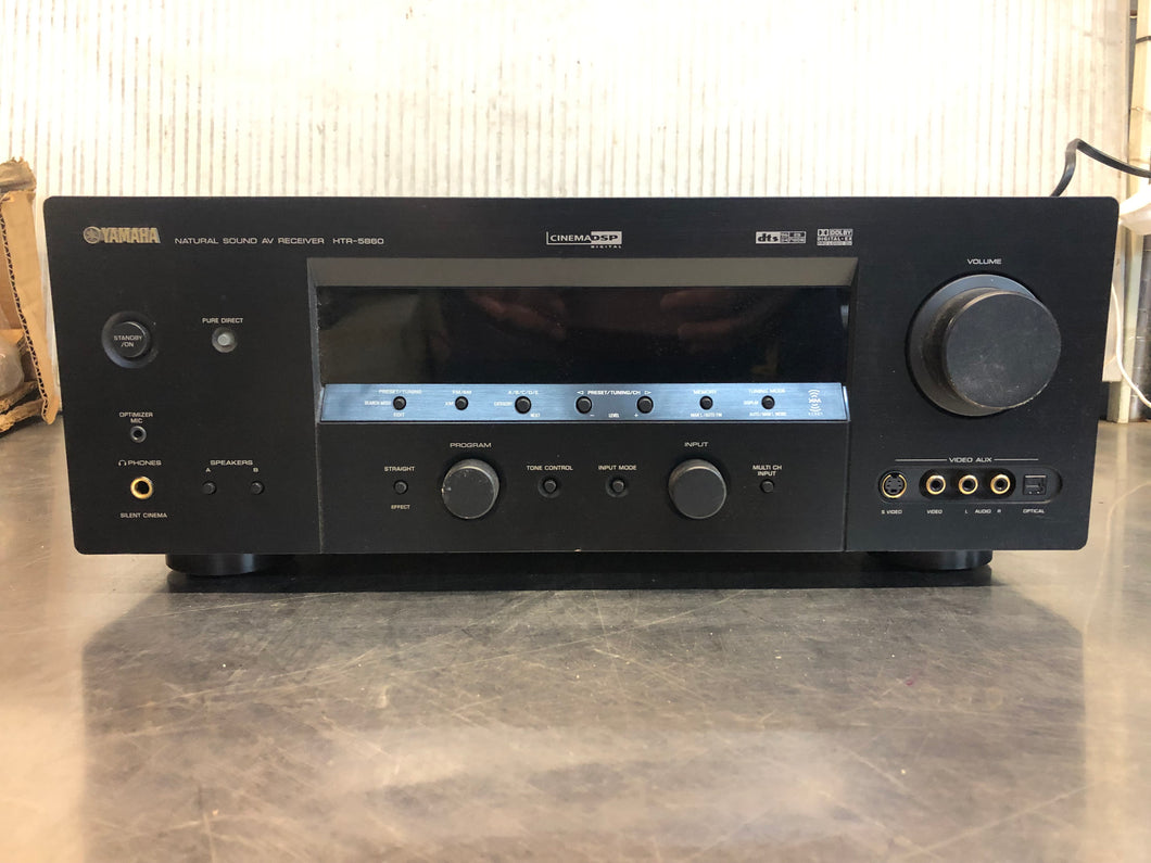 YAMAHA Natural Sound AV Receiver - HTR-5860 - Good Condition - Used