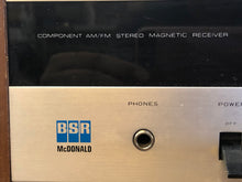 Load image into Gallery viewer, Vintage BSR MCDONALD Model 30 AM/FM Stereo Magnetic Receiver - Used