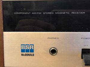 Vintage BSR MCDONALD Model 30 AM/FM Stereo Magnetic Receiver - Used