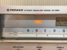 Load image into Gallery viewer, Vintage PIONEER SX-650 AM/FM Stereo Receiver - PARTS UNIT - USED