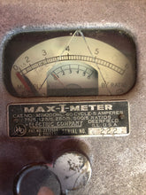 Load image into Gallery viewer, Vintage HD Electric Co. MAX-I-METER - Model: MIM200HL - 60 Cycle 5 Amps w/ Case