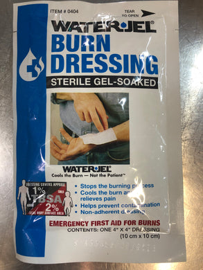 WATER JEL Burn Dressing - Single Packets - Multiple Sizes! - Open Box - Expired