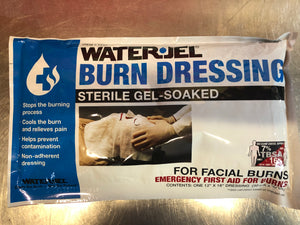 WATER JEL Burn Dressing - Single Packets - Multiple Sizes! - Open Box - Expired