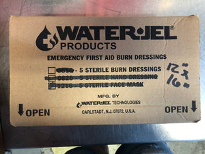 WATER JEL Burn Dressing - Case of Single Packets - Multiple Sizes! - Expired