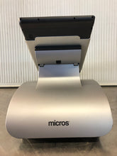 Load image into Gallery viewer, MICROS mStation Point of Sale Station w/ Stand - Power Cords Included - Used