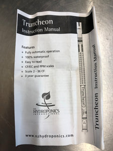 TRUNCHEON HYDROPONIC SALTS METER - Open Box - New Zeland made