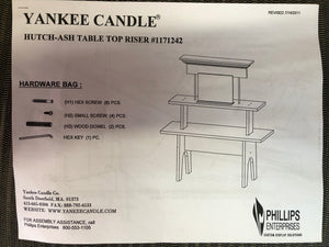 Yankee Candle Ash Table Top Riser #1171242 - New/Open Box - Excellent Condiiton!