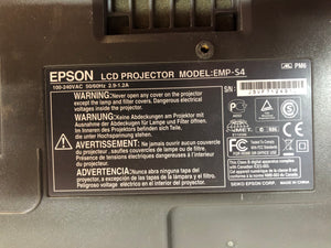 EPSON EMP-S4 LCD Projector - Low Lamp Hours - Very Good Condition. See details!