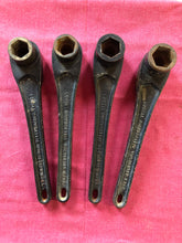 Load image into Gallery viewer, Lowell Ratchet No. 50 - SET OF 4 - 1&quot;,1-1/16&quot;, 1 1/8&quot;, 1 1/4&quot; - Good Condition!